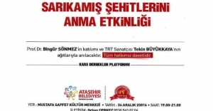 SARIKAMIŞ ŞEHİTLERİ ATAŞEHİR'DE ANILIYOR