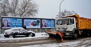Maltepe’de kara kışla mücadele sürüyor