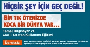 Ataşehir'de Temel Bilgisayar ve Akıllı Telefon Kullanımı Eğitimi