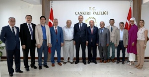 Çankırı Kent Konseyinden Vali Aktaş’a Ziyaret