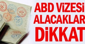 Amerika vizeleri için çözüm bulundu