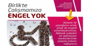 ATAŞEHİR'DE  ENGELLİLERE İŞ İMKANI