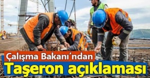Bakan Sarıeroğlu'ndan Taşeron Açıklaması