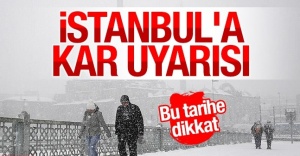 İstanbul'a kar geliyor!
