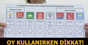 Oy nasıl kullanılır? Oy kullanırken nelere dikkat edilmeli?
