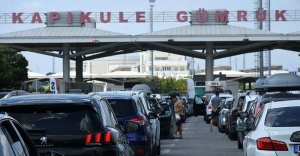 Kapıkule'de Gurbetçi kuyruğu