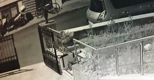 Motosiklet hırsızlığı kameraya takıldı