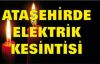 Ataşehir'de Elektrik Kesintisi
