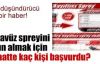 İNTERNETTE, Tecavüz spreyine rekor başvuru