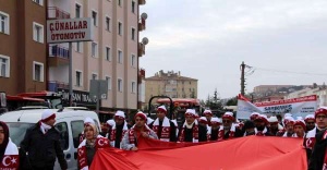Çankırı'da Sarıkamış Şehitlerini Anma Yürüyüşü