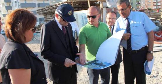 Vahdettin Özcan Yurt İnşaatında İncelemede Bulundu