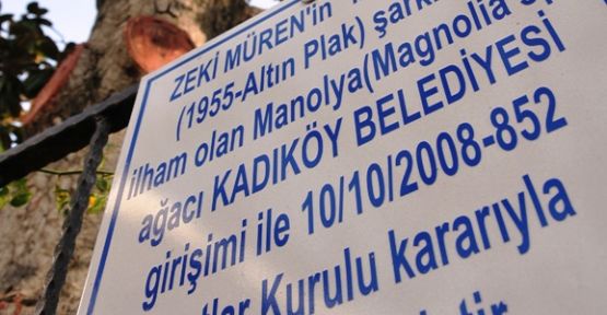 ZEKİ MÜREN'İN MANOLYA'SI İÇİN OTOPARK KÜÇÜLTÜLDÜ