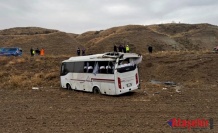 İstanbul'dan Çorum’a cenazeye giden midibüs kaza geçirdi: 29 yaralı
