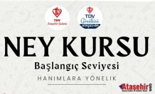Ataşehir’de Hanımlara Özel Ücretsiz Ney Kursu Başlıyor