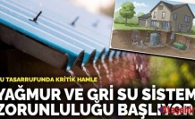 Yağmur Suyu Hasadı ve Gri Su Sistemleri 2026’dan İtibaren Zorunlu