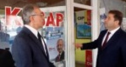 Murat Karayalçın, Kurşunlanan Mahalle Temsilciliğini ziyaret etti