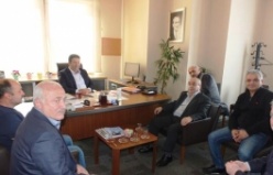 YENİSAHRA DERNEĞİ AK PARTİ İL BAŞKANLIĞINI ZİYARET ETTİ