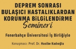 Ataşehir’de Önemli Seminer: Deprem Sonrası Halk Sağlığı Nasıl Korunur?