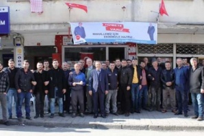 Yenisahra Muhtar Adayı Ayhan Kartal Seçim Bürosu Açılışı