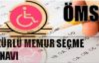 2012 Özürlü memur seçme sınavı Pazar günü