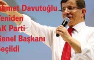 Davutoğlu yeniden AK Parti Genel Başkanı Seçildi