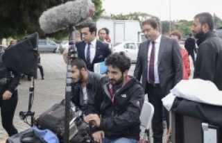 Başkan Kılıç’tan dizi setine sürpriz ziyaret