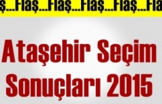 Ataşehir seçim sonuçları ve partilerin oy oranları...