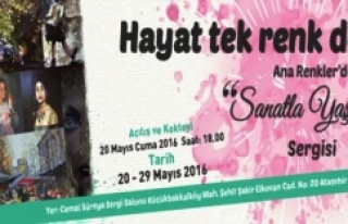 Ana Renkler’den “Sanatla Yaşamak” Sergisi