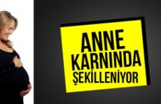 KİŞİLİK ANNE KARNINDA ŞEKİLLENMEYE BAŞLIYOR
