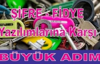 Şifre-fidye yazılımlarına karşı büyük adım