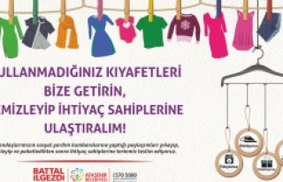 Ataşehir'de Toplanan giyecekler ihtiyaç sahipleriyle...