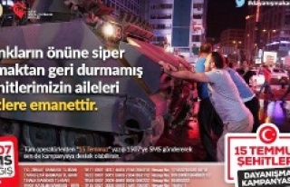 15 Temmuz Dayanışma Kampanyası'na destek çağrısı