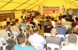 Beykoz Kurbankent’te Çadır Kuraları Çekildi