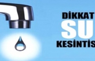 Ataşehir'de su kesintisi