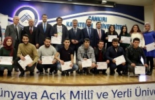 Çankırı'da KOSGEB Girişimcilik Sertifika...