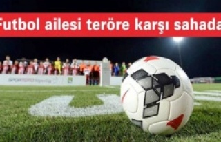 Futbol ailesi teröre karşı BJK Vodafone Arena'da