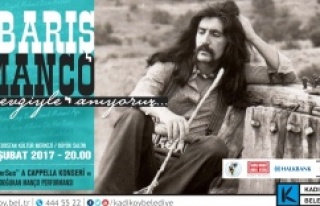 BARIŞ MANÇO KADIKÖY'DE ANILIYOR