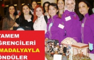 ATAMEM ÖĞRENCİLERİ 4 BRANŞDA 4 MADALYAYLA DÖNDÜLER