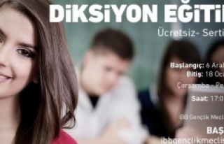 GENÇLERE ÜCRETSİZ DİKSİYON EĞİTİMİ
