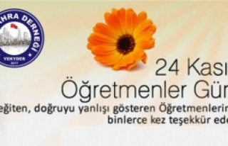 ÖĞRETMENLER GÜNÜNÜZ KUTLU OLSUN