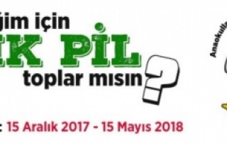 GELECEĞİN İÇİN ATIK PİL TOPLAR MISIN