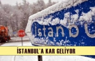 İSTANBUL'A KAR GELİYOR