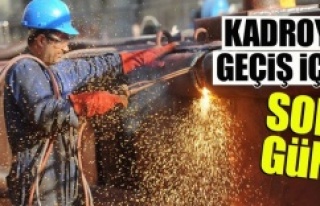 Kadroya geçiş için bu gün son gün