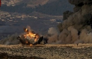 Türk jetleri konvoyun girdiği bölgeyi bombalıyor!