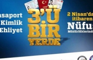 'Üçü bir yerde': Pasaport, ehliyet, kimlik
