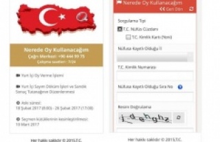 SEÇMEN BİLGİLERİ MOBİL UYGULAMADA
