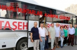 ATAŞEHİRLİ MUHTARLAR KAMPA GİRDİ