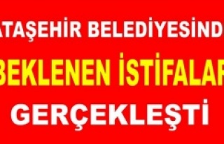 Ataşehir Belediyesinde Beklenen İstifalar Gerçekleşti