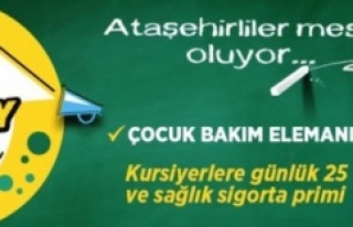 ATAŞEHİR'DE “ÇOCUK BAKIM ELEMANI MESLEKİ...