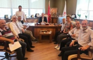 Ekrem Köse'ye Gazetecilerden ziyaret